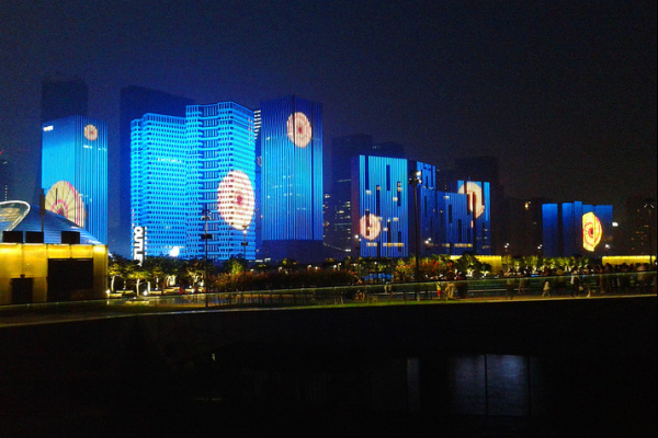中國“夜景”最撩人的城市，是用LED透明屏就能打造出來